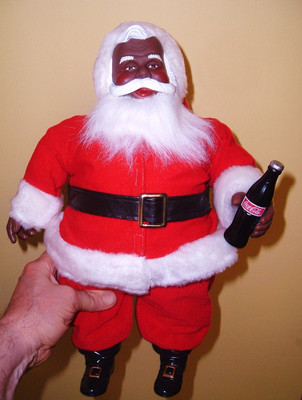 vintage coke santa claus doll