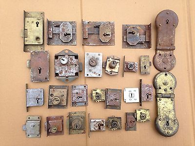 Antique Desk Lock. Affordable Dollhouse Miniature Artisan Signed antique furniture locks and keys with antique desk lock - Antique Desk Lock. Affordable Dollhouse Miniature Artisan Signed