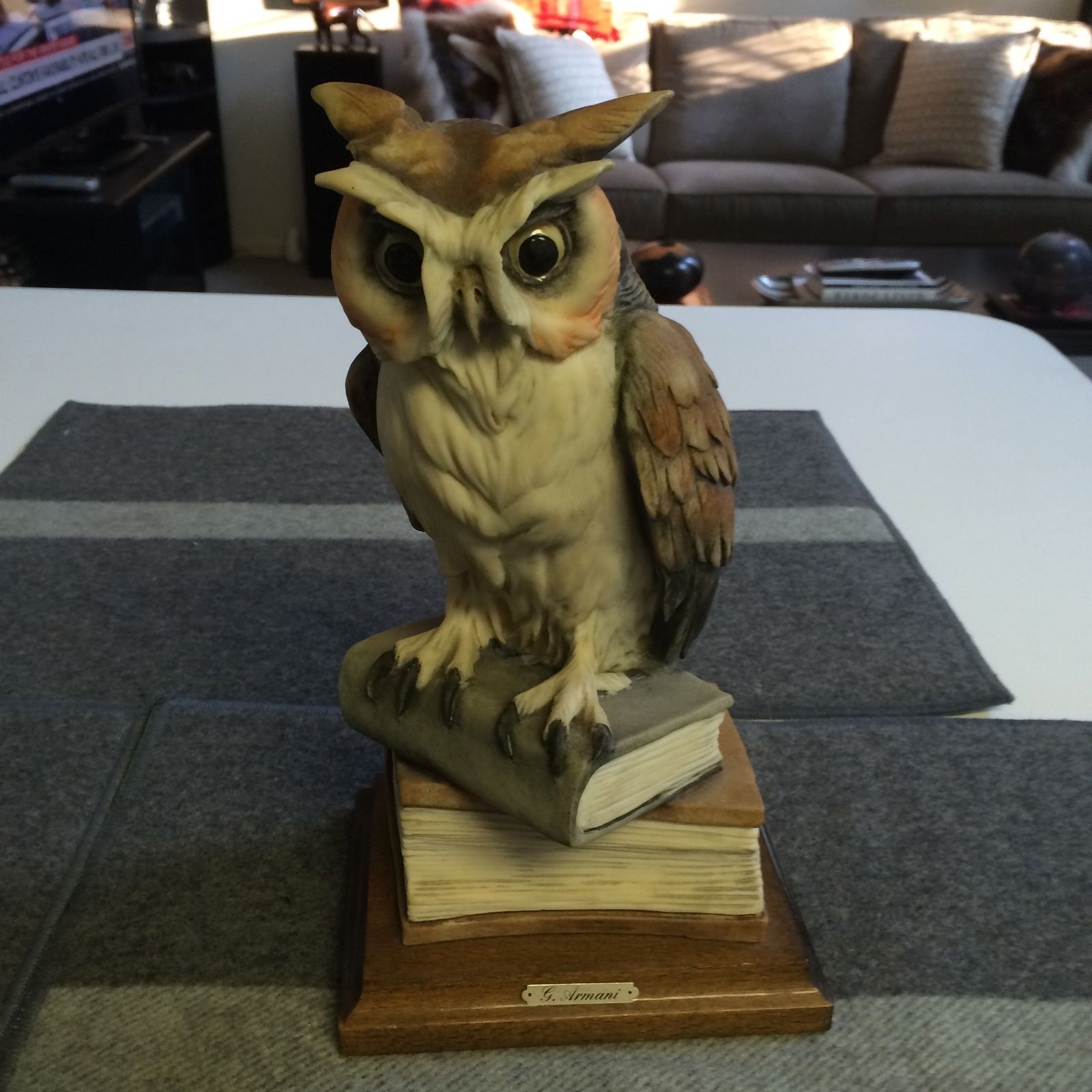 ivory owl figurine