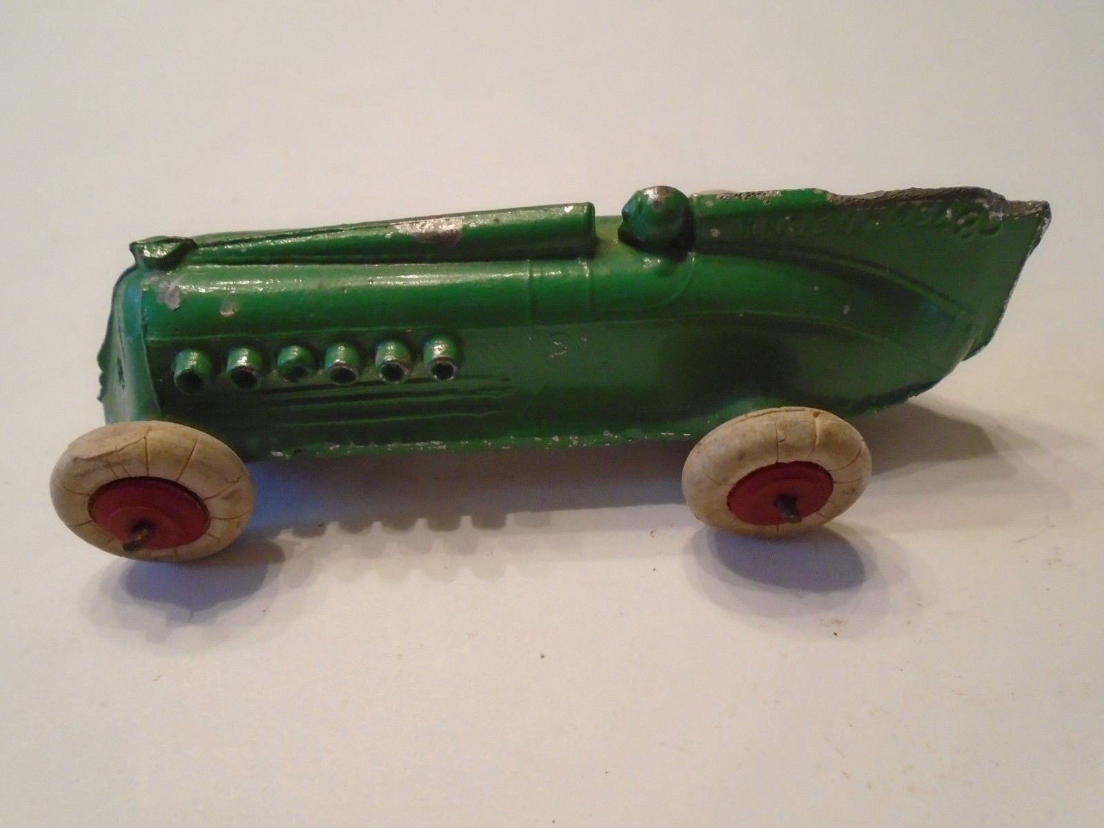 Vintage Kansas Toy And Novelty No.85 Slush Mold Lead Car Record Racer