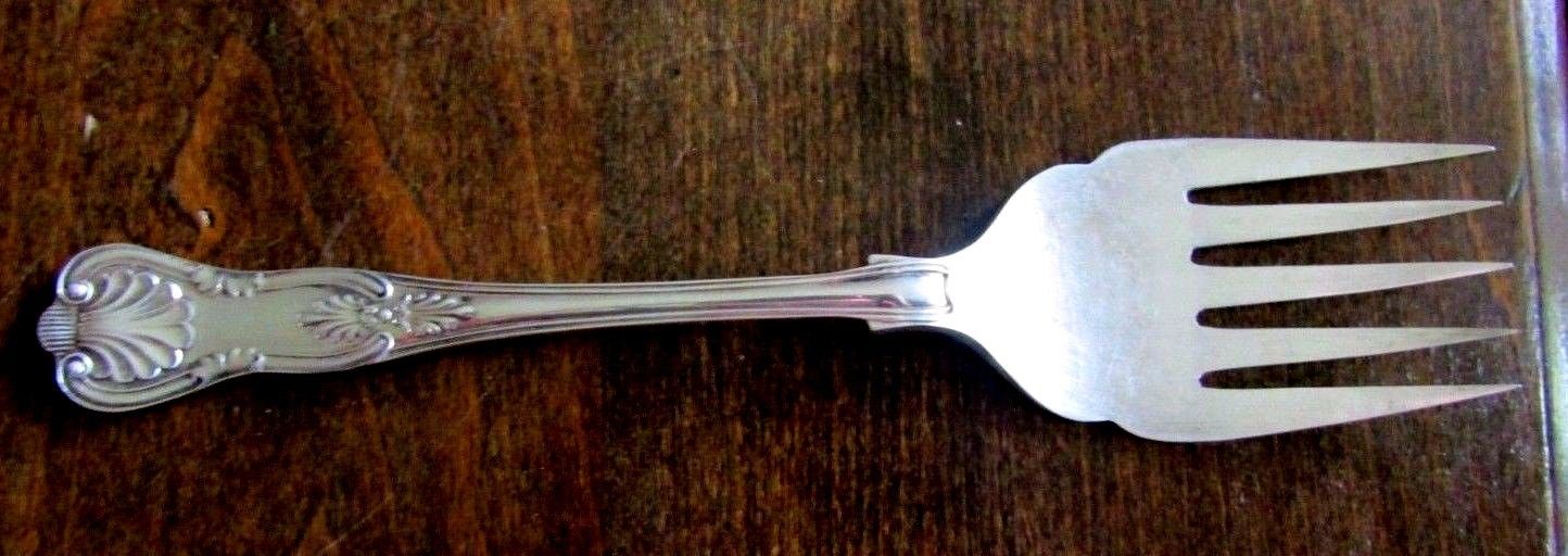 Vintage Sheffield EPNS A1 England Silver Plate Kings Serving Fork