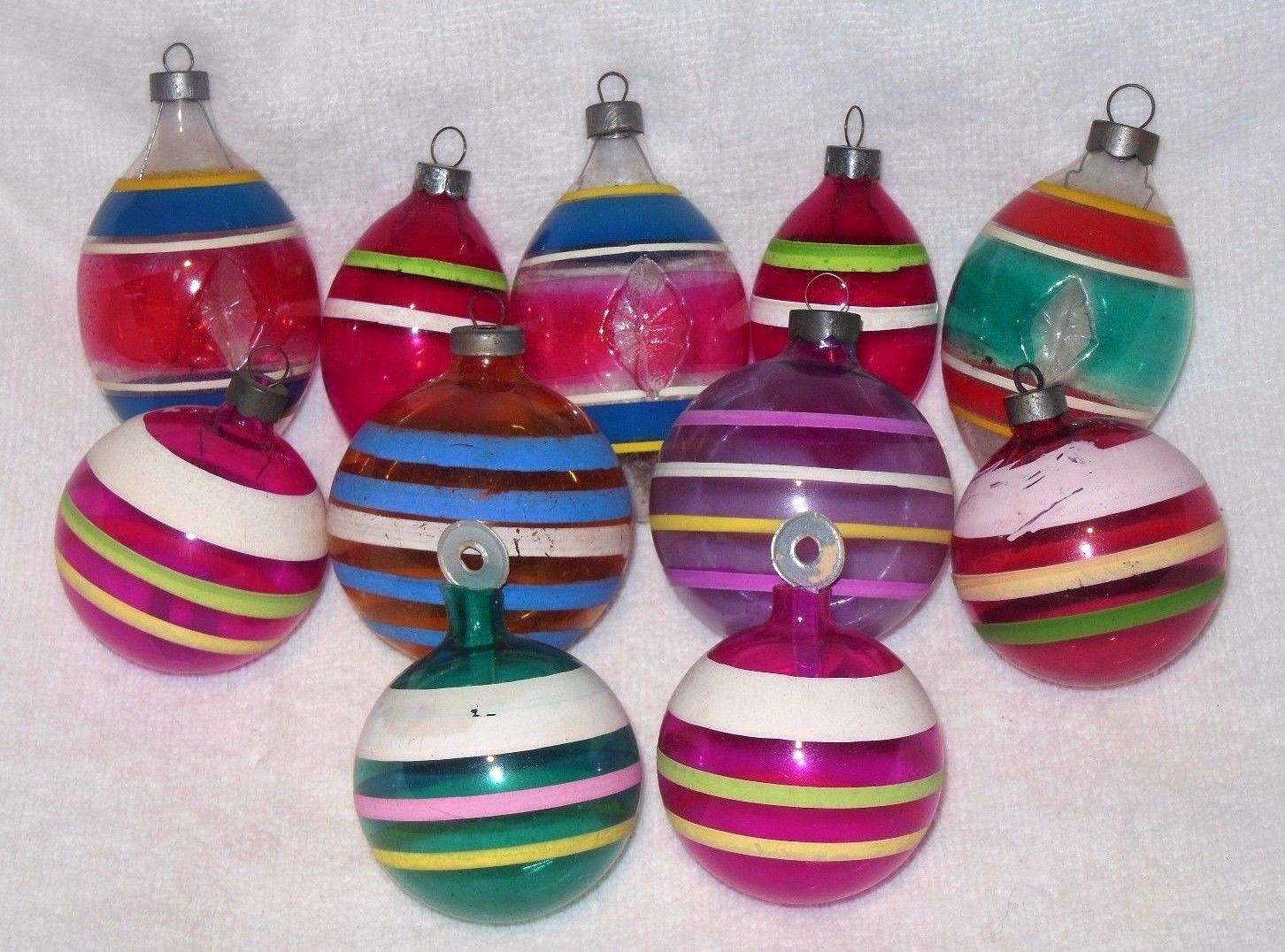 11 vintage premier unsilvered wwii glass christmas tree 11 vintage premier unsilvered wwii glass christmas tree