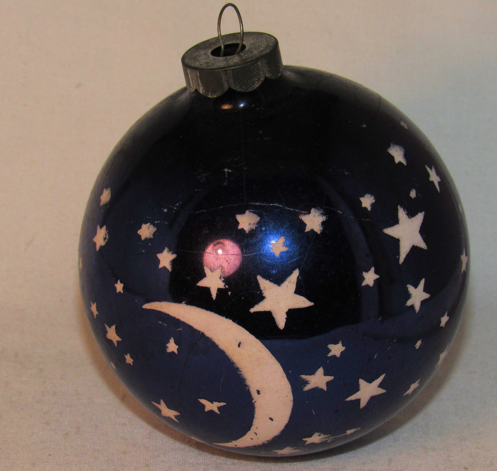 vtg antique large purple stars crescent moon glass vtg antique large purple stars crescent moon glass