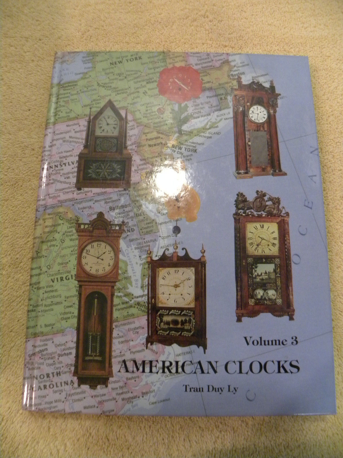 ANTIQUE AMERICAN CLOCKS VOL 3 TRAN DUY LY BOOK& PRICE GUIDE USED 10A