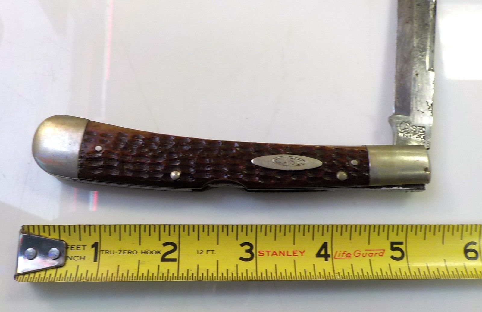 VINTAGE ANTIQUE CASE TESTED XX POCKET KNIFE 10" IN TOTAL/ SINGLE BLADE