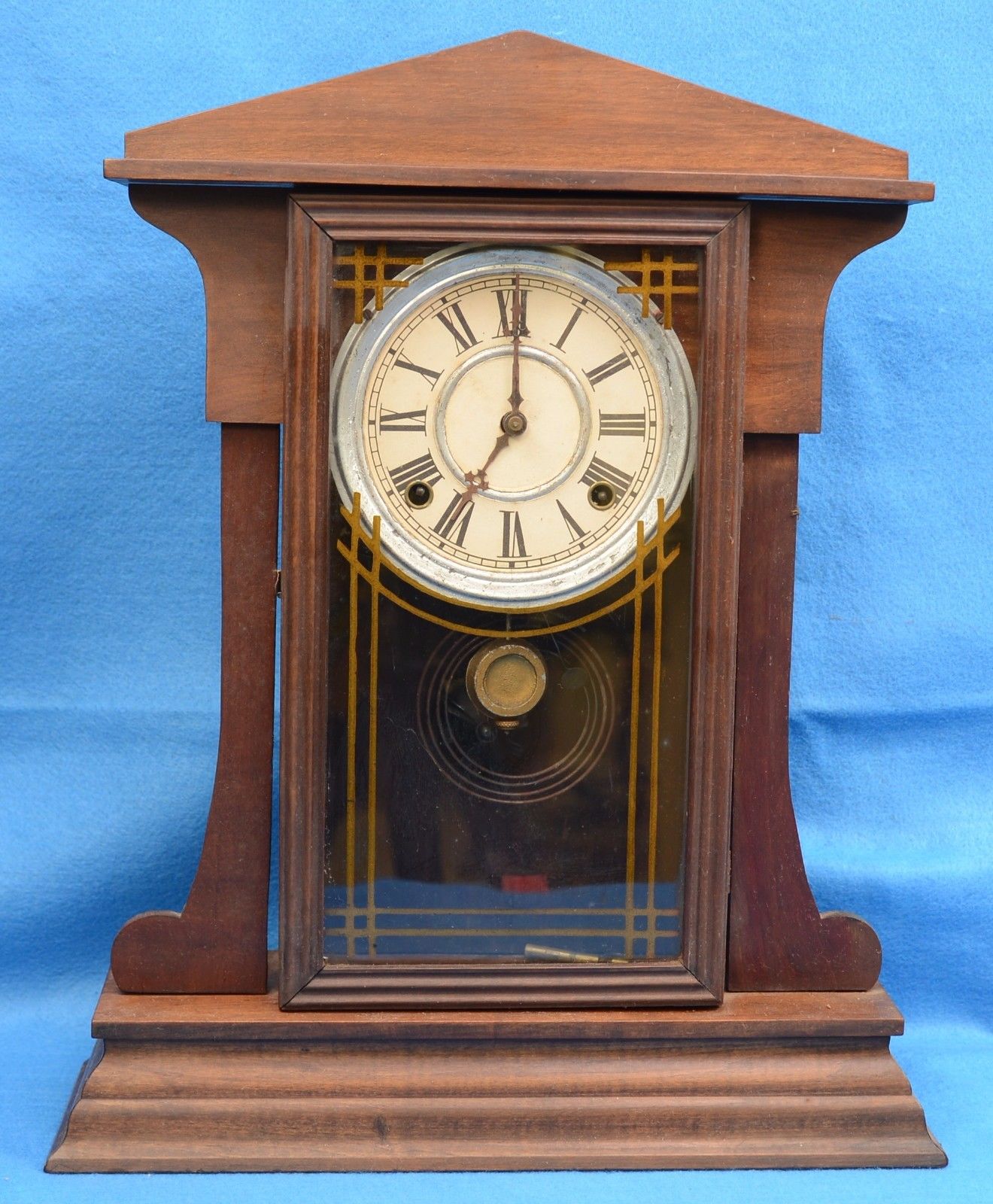 Antique Sessions Clock Co. Wood Mantel Clock Vintage Antique Price