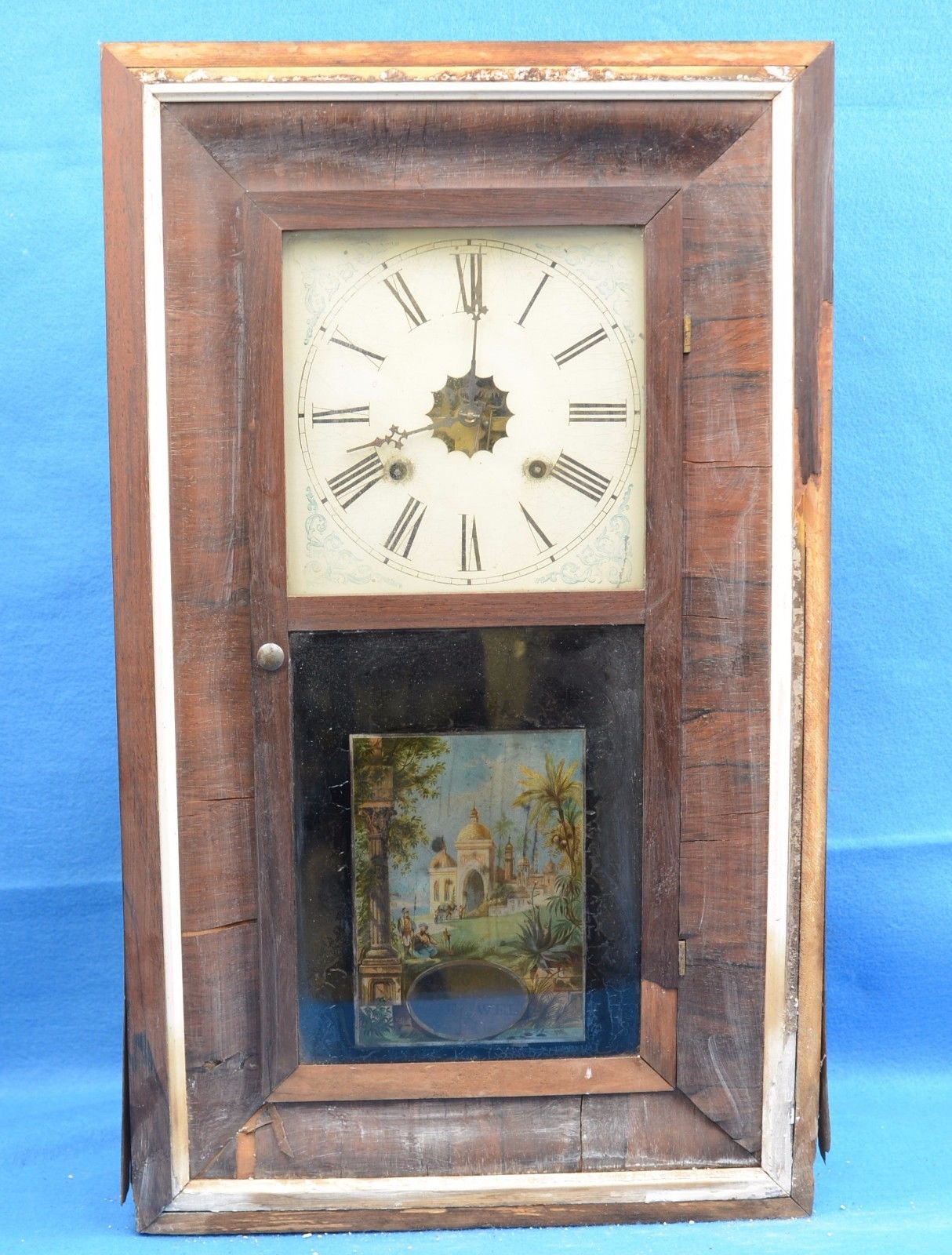 Antique Waterbury Clock Co Vintage Wall Clock Vintage Ogee Antique