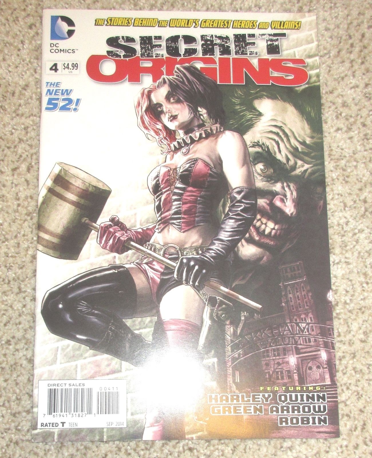 Secret Origins 4 Harley Quinn VF NM Batman Adventures Antique