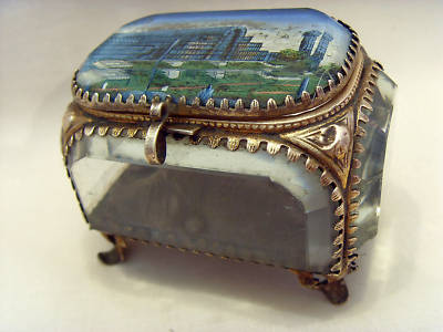 Casket Furniture on 19thc Victorian Bevelled Glass Jewellery Casket   Box  Completed