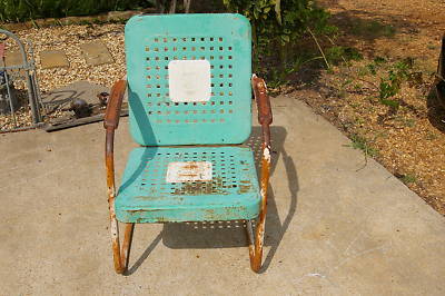 Aluminum Lawn Chairs on Nice Basket Weave Metal Lawn Chair Match Glider Completed 36 00