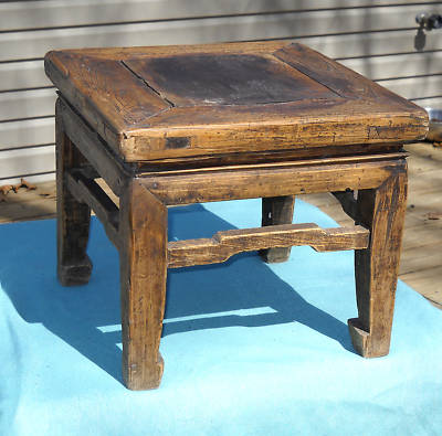 Primitive Bedroom Furniture on Antique Primitive Wooden Foot Stool   Childs Bench Completed