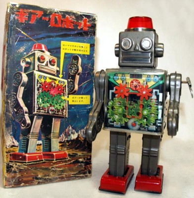vintage toy robots 1960s