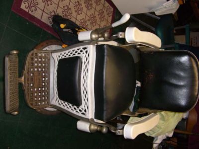 Antique Barbers Chair on Antique Koken Barber Chair Completed
