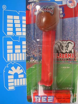 alabama logo pictures. ALABAMA logo NCAA football PEZ