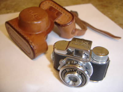 Camera Pocket on Vintage Wwii Mycro Spy Camera Case   Occupied Japan Completed