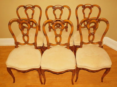 Mahogany Dining Room Furniture on Baker Furniture Carved Mahogany Dining Room Chairs Set Completed