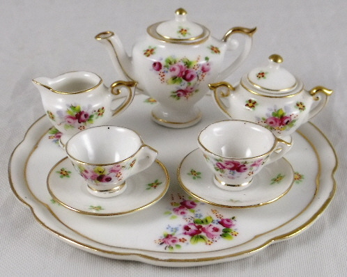miniature japanese tea set