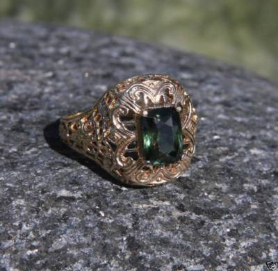 Gypsy Wedding Dresses Sale on No Reserve Antique 2 18ct Sapphire Filigree Ring 14kt Completed
