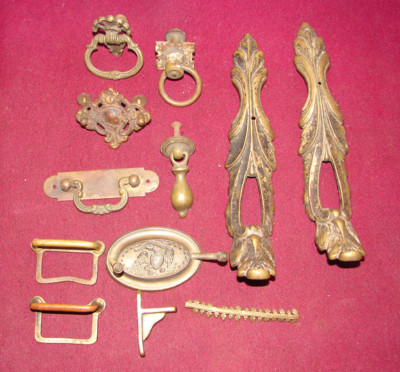 Antique Furniture Drawer Pulls on Antique Brass Furniture Hardware Drawer Pulls Completed