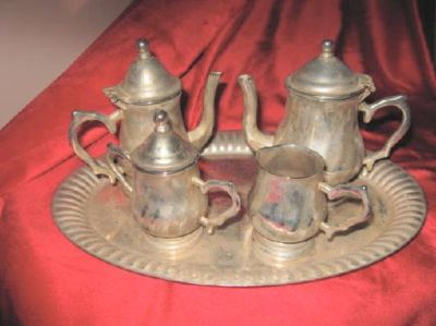 godinger silver art co miniature tea set