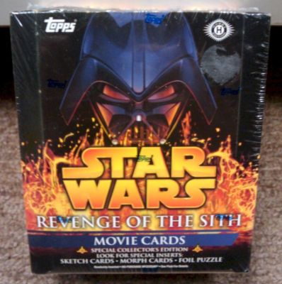 revenge of the sith trading cards