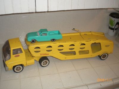   Carriers  Sale on Vintage Tonka Car Carrier With Car Completed