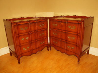 Antique Country French Furniture on Antique Country French Louis Xvi Dresser Chest Commodes Completed