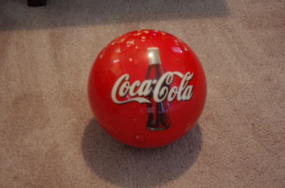 coca cola bowling set