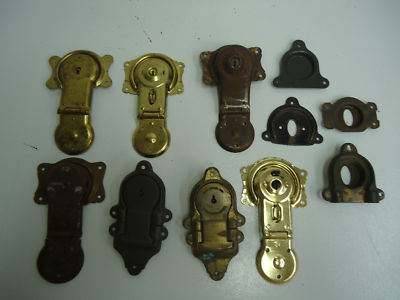 Antique Furniture Locks on Antique Steamer Trunk Locks Latches Hardware Trunk Lock Completed