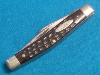 Ebay Kitchen Knives on Antique  65 69 Case Xx 6344 Red Bone Stockman Knife Old Completed