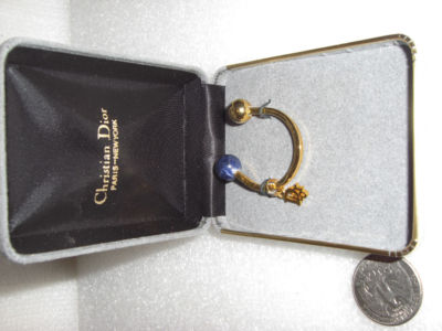 Christian Dior Vintage Jewelry on Vintage Costume Jewelry Keychain Christian Dior In Box Completed