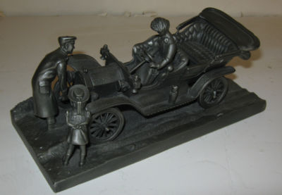 Franklin mint pewter 1929 mercedes