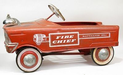 kids metal pedal car