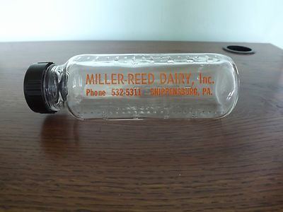  Baby Bottle   on Vintage Glass Evenflo Baby Milk Bottle Miller Reed Dairy Shippensburg