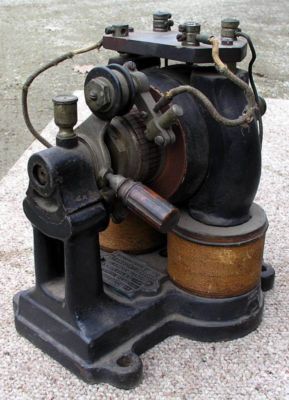antique holtzer cabot elec co boston mass 500 volt 5 amp bipolar motor 