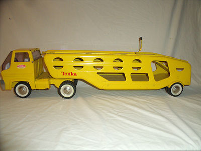 Corvette Stingray Sales on Vintage Tonka Toy Car Carrier Transportation Truck Nice Completed
