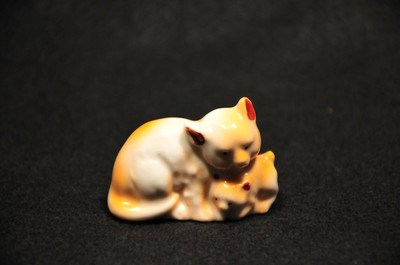 occupied japan cat figurines