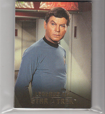 RITTENHOUSE LEGENDS OF STAR TREK DR BONES MCCOY 9 CARD SET /1701 