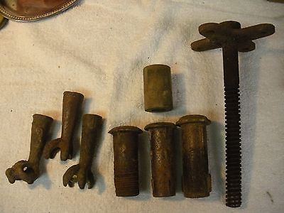 Vintage Antique Piano Stool Parts Repair Screw Sleeve Ball Claw Feet