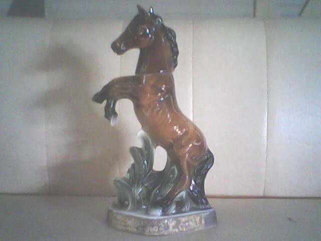 Vintage & Very rare 1962 Stallion Bourbon Whiskey bottle
