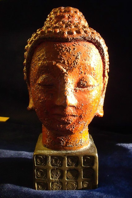 Mid-century Modern Gambone Rosenthal Netter Bust of Buddha