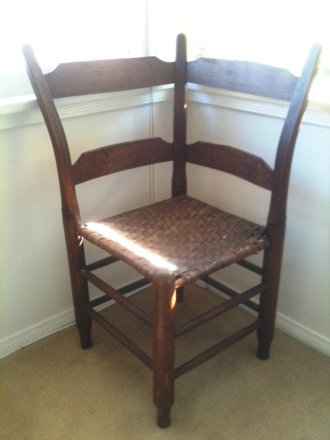 18th Century Antique Corner Chair