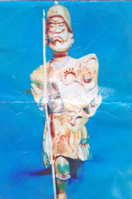 Ancient gold statue