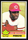 1976 Topps Joe Morgan Baseball Card 1976 Topps Joe Morgan Baseball Card