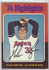 1975 Topps Nolan Ryan Baseball Card