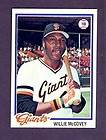 1978 Topps Willie McCovey Baseball Card