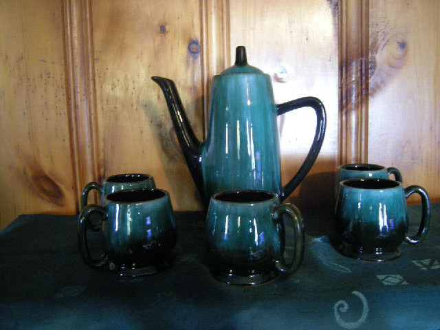 Blue Mountain Pottery Coffee Set , mint cond.