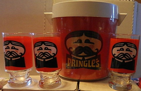Pringle's Ice Bucket & Glasses Pringle's Ice Bucket & Glasses