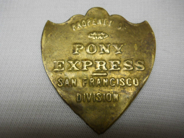 The Pony Express Brass Badge San Francisco Division