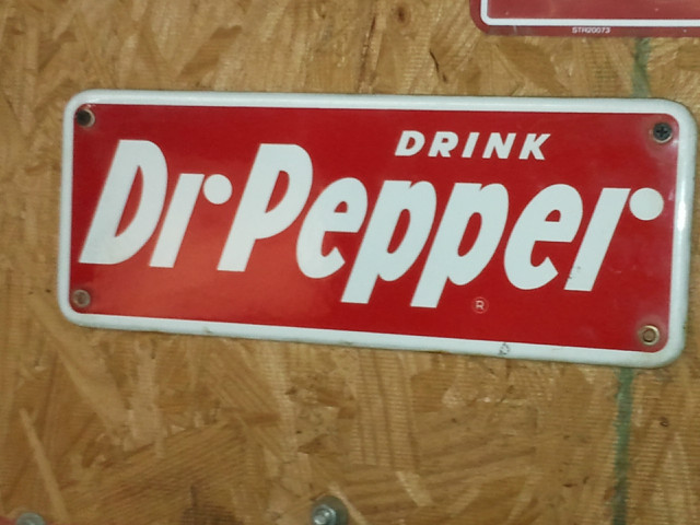 Dr. Pepper sign
